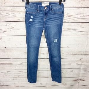 Abercrombie Girls Distressed Jean Leggings 9/10